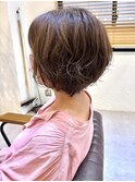 ショートボブ　パーマ
