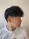 エン(EN)の写真/綺麗なフェードカット×長持ちするパーマで、毎日のお手入れを楽に楽しむ♪