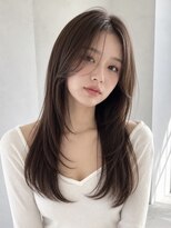 ノア 三宮店(NOA)&nbsp;【NOA】韓国風ロングレイヤー顔まわり小顔カット20代30代40代