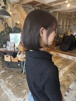 ラブリカ(lovelica)&nbsp;大人可愛い丸みボブ×柔らかベージュ