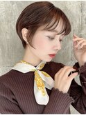大人美人ショート × ショコラブラウン