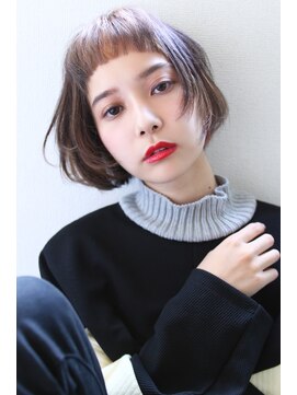 ブラン 梅田(Blanc) 【Blanc 梅田】３Dカラー/オン眉/ボブ/ショート