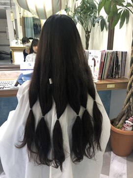 ロンドアベニール 北千住(Lond avenir) namie お客様スタイル×ヘアドネーションカット