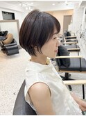 簡単スタイリング!大人可愛いショートヘア!