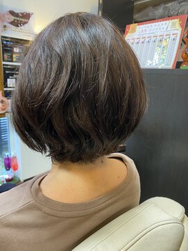 ナゴミ(NAGOMI) ふんわりボブ　40代/50代