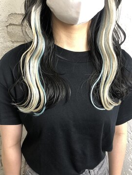 プライズ アイリス 池袋東口店(prize Iris) インナーカラー/エクステ/ホワイト/ペールカラー