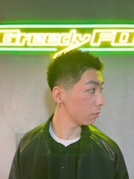 グリーディーフォックス 代々木(Greedy FOX) 束感/コンマヘア/アップバング/ツーブロックマッシュ/フェード