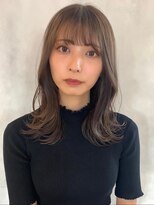 【orente 表参道】韓国ミディアム×ブリーチなし透明感カラー