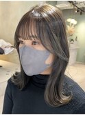 (韓国風/くびれヘア/縮毛矯正/前髪/サイドバング/小顔)