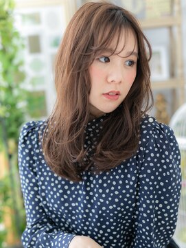 カバーヘアアンドスパ ブリス 浦和(COVER HAIR&SPA bliss) フレンチセピアアッシュ小顔外国人風波巻きTb4浦和20代30代40代