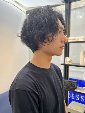 トレス(TRESS) メンズヘア　メンズボブ　メンズパーマ　原宿　表参道　渋谷