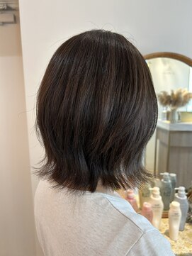 アンド ラ ブランシュ(&.La Blanche) ショートヘア/モードヘア/チョコレート/大人ガーリー/大宮