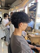 アイズ 海老名(AIZU)&nbsp;プードルパーマ　波巻きスパイラルパーマ　刈り上げマッシュ