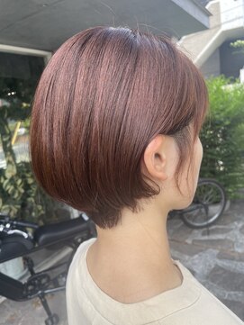 シェル 吉祥寺(shell) グレージュカラー/ボブウルフ/黒髪/ココアベージュ