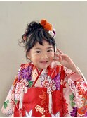 【新潟/成人式/アレンジ】七五三ヘアセット