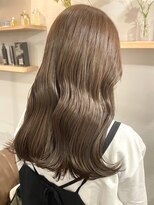 ミルヘアデザイン(mil hair design)&nbsp;ミルクティーベージュダブルカラーグレージュカラーハイライト