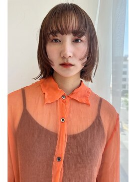 トリッカ シブヤ(TRICCA SHIBUYA) 暖色/くびれ/ボブ/ブリーチなし/レイヤー/10代/20代/イメチェン