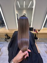 ジーナ 本八幡(Zina)&nbsp;大人かわいい20代30代40代小顔ラベンダーグレージュ　Zina本八幡