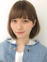 ノイ(noi) 顔周りレイヤーカットくびれヘアミルクティーベージュカラー