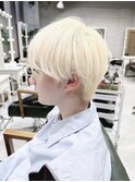 【days hair】ブロンド金髪/韓国マッシュウルフショート