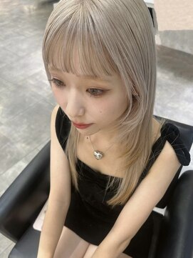 ペレ 梅田(PELE) 黒髪/ボブルフ/ネビージュ/小顔/ワンレン/梅田/髪質改善/前髪