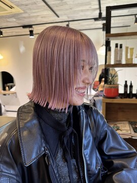 ヘアークープ(hair qoop) pink purple