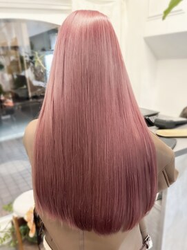 ラレイ ハラジュク(Lalei harajuku) 【白石】ブリーチカラーペールピンクハイトーン原宿学割