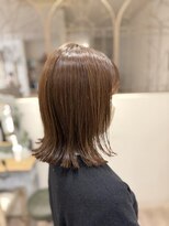イト リトルヘアガーデン(ito. little hair garden) 切りっぱなしロブ×ベージュ