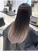 シルバーベージュグラデーションカラー