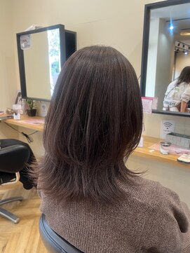 アルター(aL ter) くびれミディアム×グレージュ［似合わせカット/ミディアム］