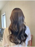 ブリーチなし　ヌーディーベージュ
