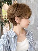 ショートヘア/分け目なし/イメチェン/30代40代50代60代/表参道