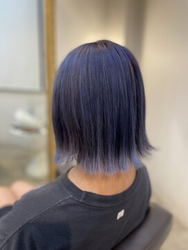 ヘアサロン リボーン(Hair salon Reborn) ブルーカラー