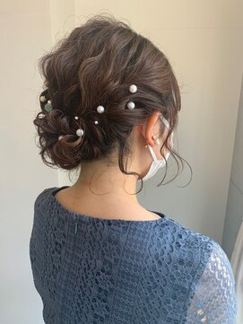 ロダット 横浜(LODAT by little) ボブアレンジお呼ばれゆるアレンジ【LODAT横浜】