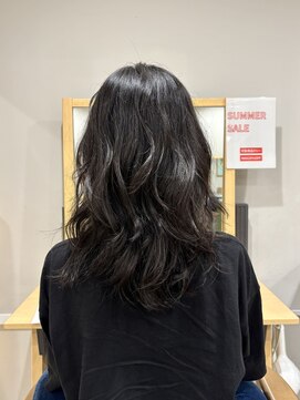 ヘアサロン ナノ(hair salon nano) セミロング/ひし形レイヤー/巻き髪スタイル/コテ巻き