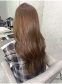 レイヤー、ベージュカラー