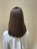 《秋山専用》【ブリーチなし】カット+透明感カラー+クイックトリートメント