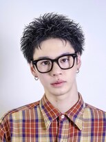 オーシャントーキョー 渋谷神南(OCEAN TOKYO) メンズカット無造作黒髪スパイキーショート刈り上げビジネス流行