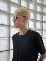 ビビディ バビディ ブー 河原町三条店(Bibbidi.bobbidi.boo)&nbsp;メンズ ホワイトブロンドカラー/ボウズショート