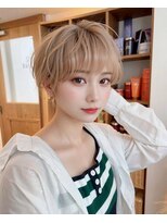 サンドパールス 仙台店(sand PALCE)&nbsp;髪質改善/大人ガーリー/似合わせカット/ショートボブ前髪/仙台