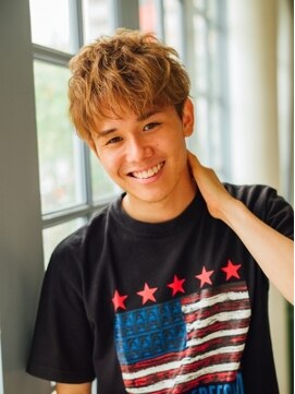 Men's A BY WHO 江坂【メンズエーバイフー】 Men's A BY WHO 江坂/ツーブロックショート/透明感カラー