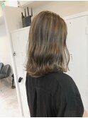 シャドールーツ×シャンパンベージュ[30代/40代/50代]