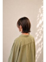 キノヘアー(kino hair)&nbsp;キリッパなしボブ白髪ぼかし