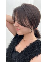 ロット 横浜(lot)&nbsp;夏のヘアアレンジ×ミディアムレイヤー×結べる長さ×横浜