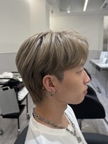 become men's hair 名駅EAST【10月3日 NEW OPEN(予定)】&nbsp;韓国ウルフ/くびれウルフ/ブリーチカラー/ブロンド/名古屋