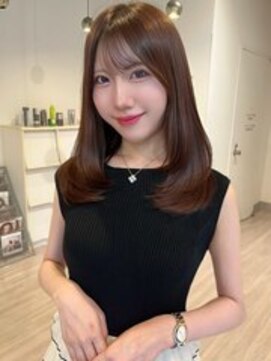 ユーフォリア 銀座本店(Euphoria) 透明感カラーくびれヘアハイレイヤー韓国風パーマワンホンヘア◎