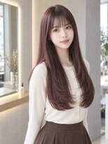 ウト(Uto)&nbsp;レイヤーカット/ピンクブラウン/韓国風/髪質改善/京都烏丸四条