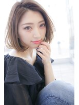 ゴロクヘアー(56 hair)&nbsp;モーヴグレージュボブ【56hair戸越銀座】