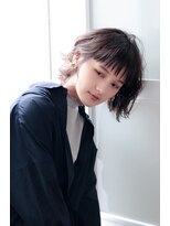 アブソ(Absolute) シースルーバングショート2 大人ショート 斜めバングで小顔効果