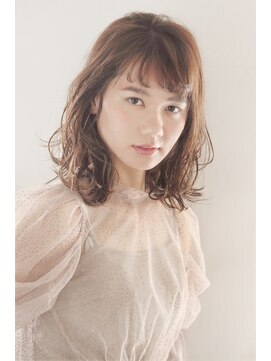 モッズ ヘア 富山店 ミディアム 12 パーマ 前髪短め